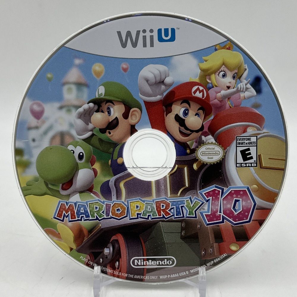 Mario Party 10 (Nintendo Wii U, 2015)‎ Disc Only Clean Tested